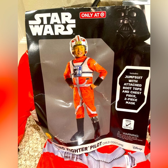 Star Wars fighter pilot costume boys size S - Picture 1 of 6